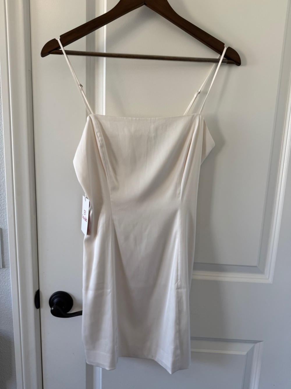 Aritzia Sunday Best Satin Mini Dress with Spaghetti Straps size Small
